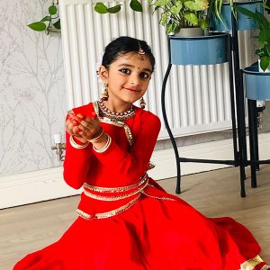 Red Georgette Anarkali
